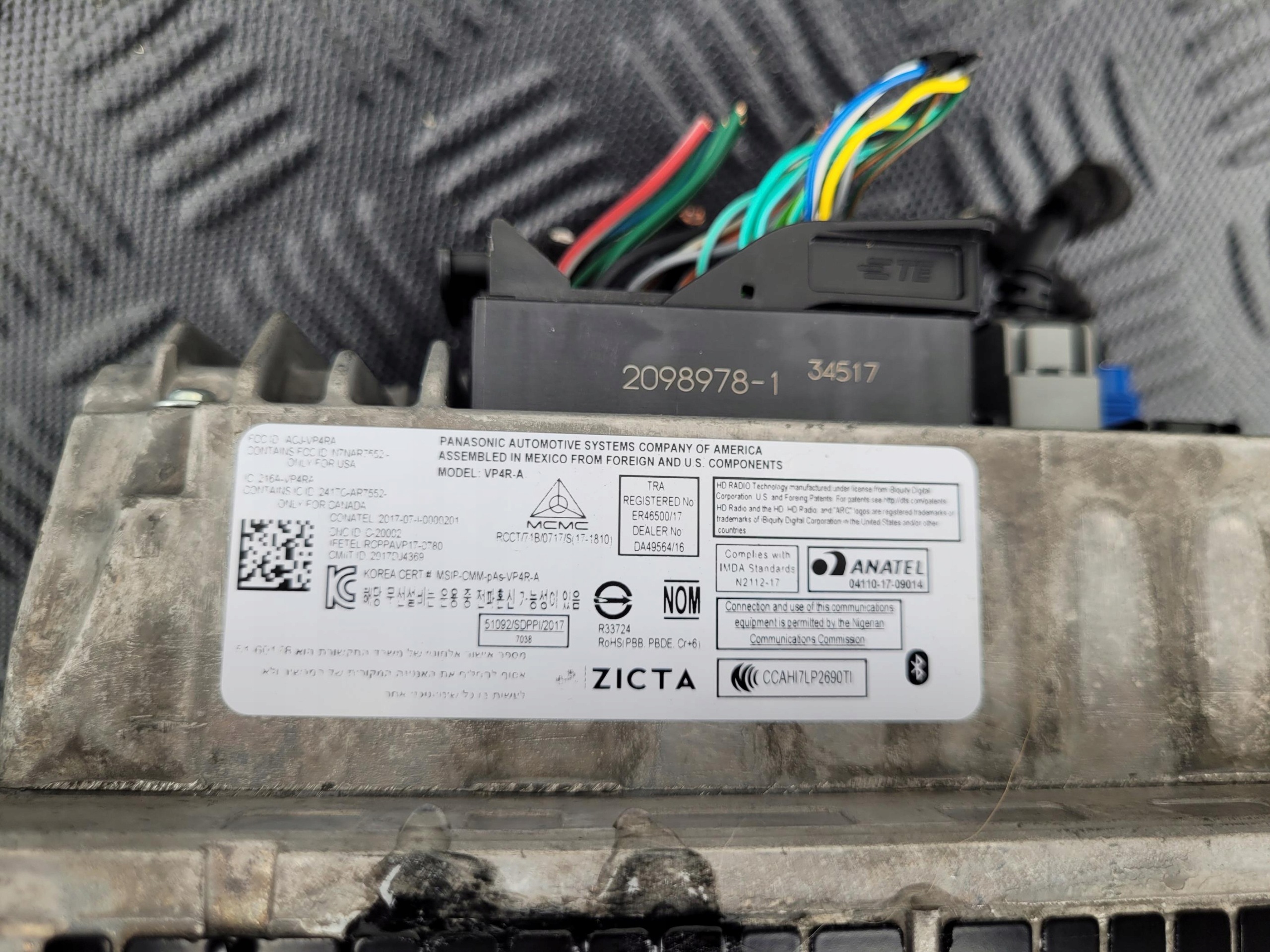 68332804AA EKRAN display navigation devices JEEP COMPASS II