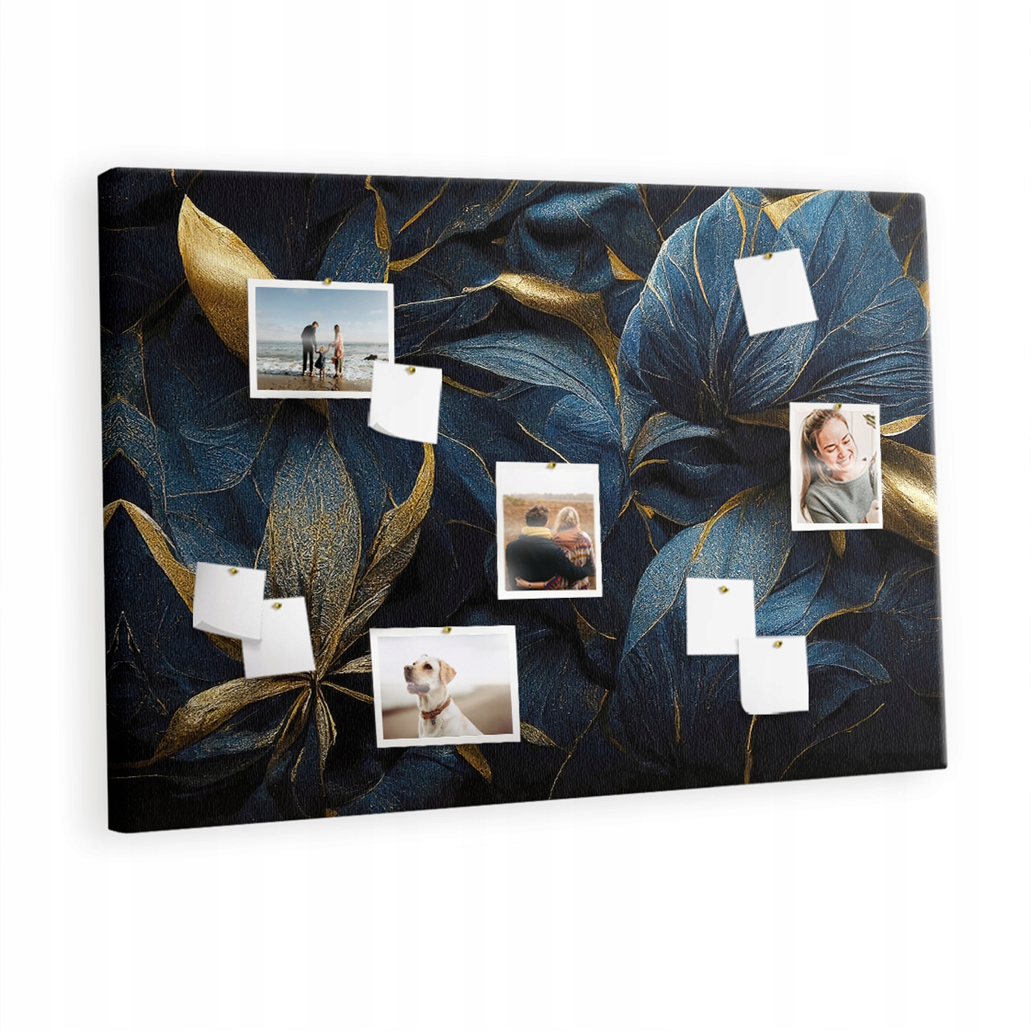Praktický obraz tabule na zeď Dekorativní květiny 120 x 80 cm připínáčky