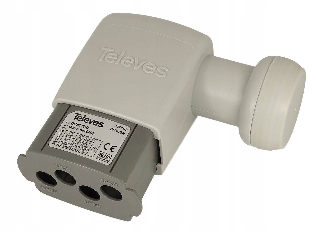 Konwerter Quattro (do multiswitcha) Televes 747102