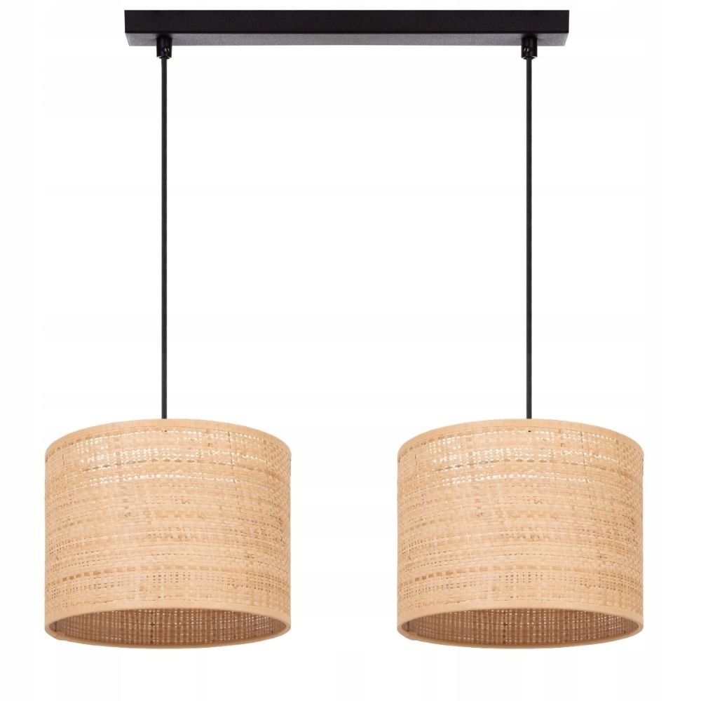 Závěsná Stropní Lampa S Ratanovým Stínidlem, Boho Ratan