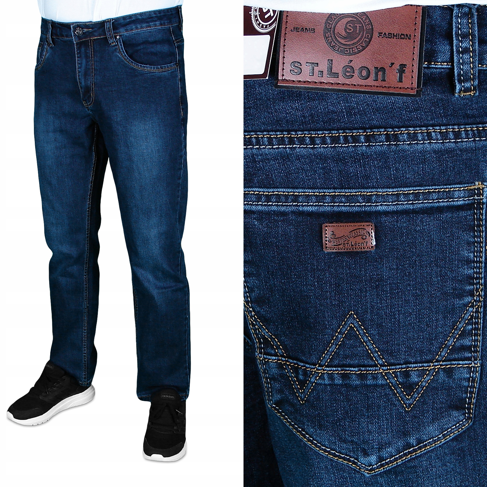 Pánské Džínové Kalhoty W 34 L 32 W90 92 cm