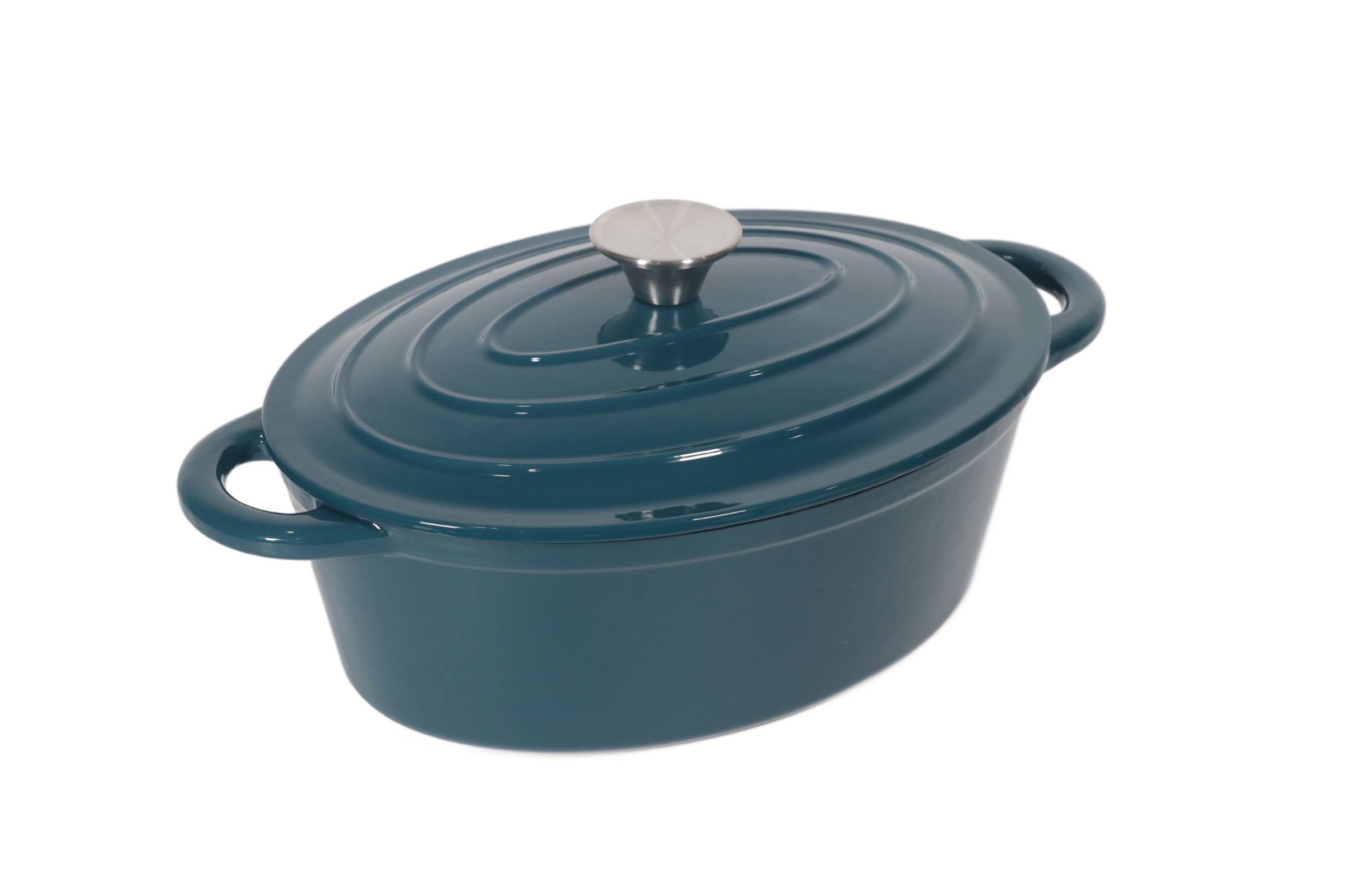 Hrniec Liatinový oválny Tierra 34 cm 6,5 l morský Nois