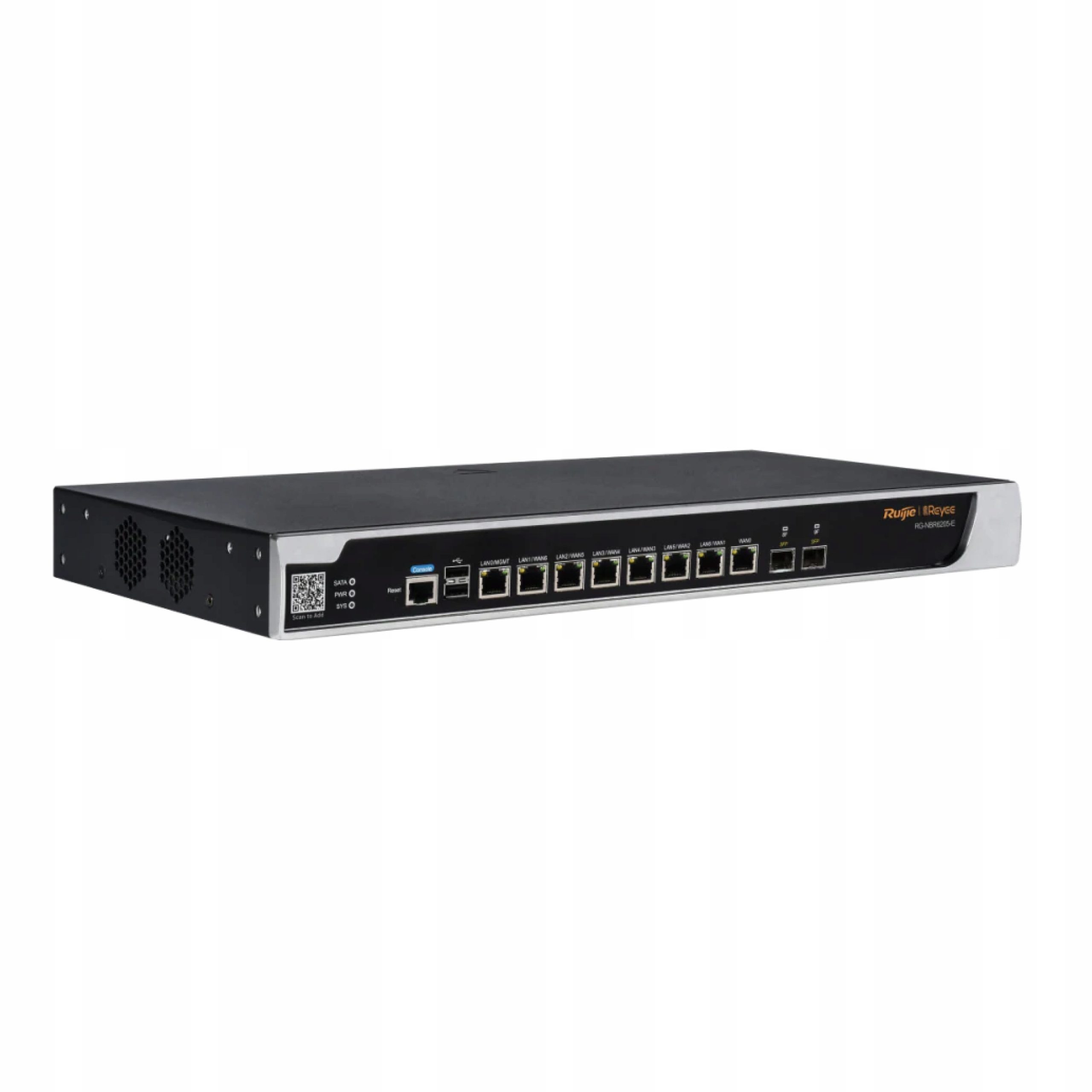 Kabelový Router Reyee RG-NBR6205-E, Vpn, 1X Lan, 1X Wan, 8X Lan/wan