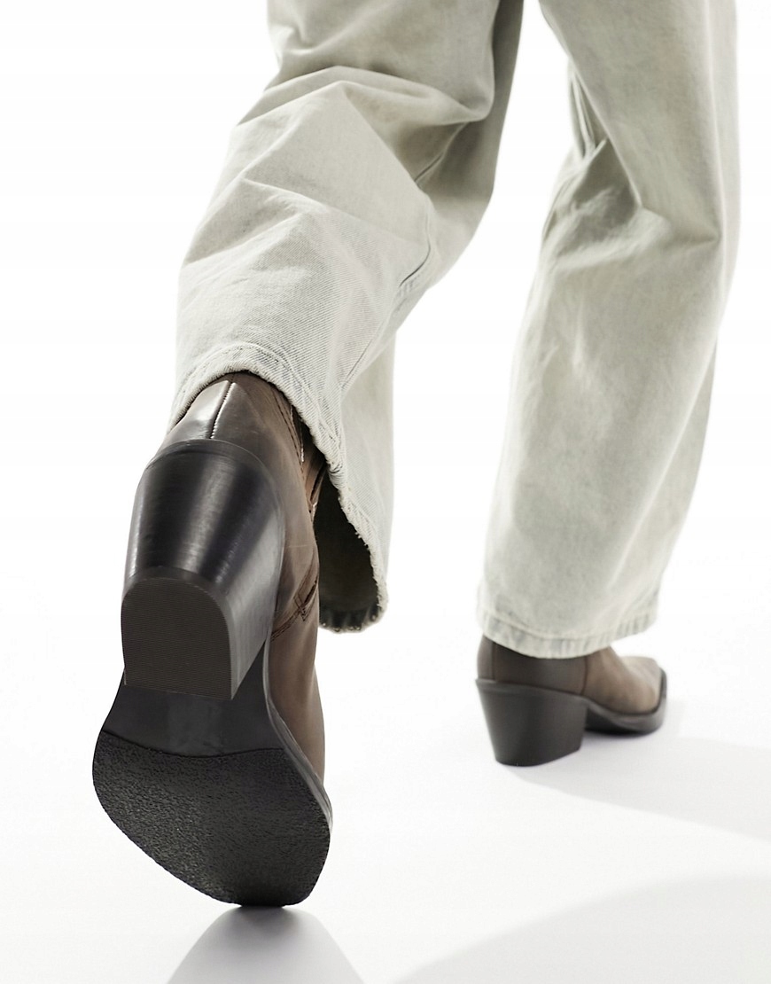 DESIGN SKÓRZANE KOWBOJKI Z HAFTEM 46 Rozmiar 46