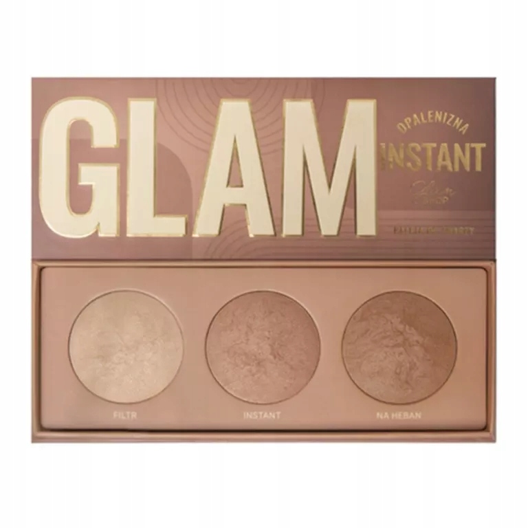 Glam Shop Glam Paleta Do Modelowania Twarzy Opalenizna Instant 3X4G