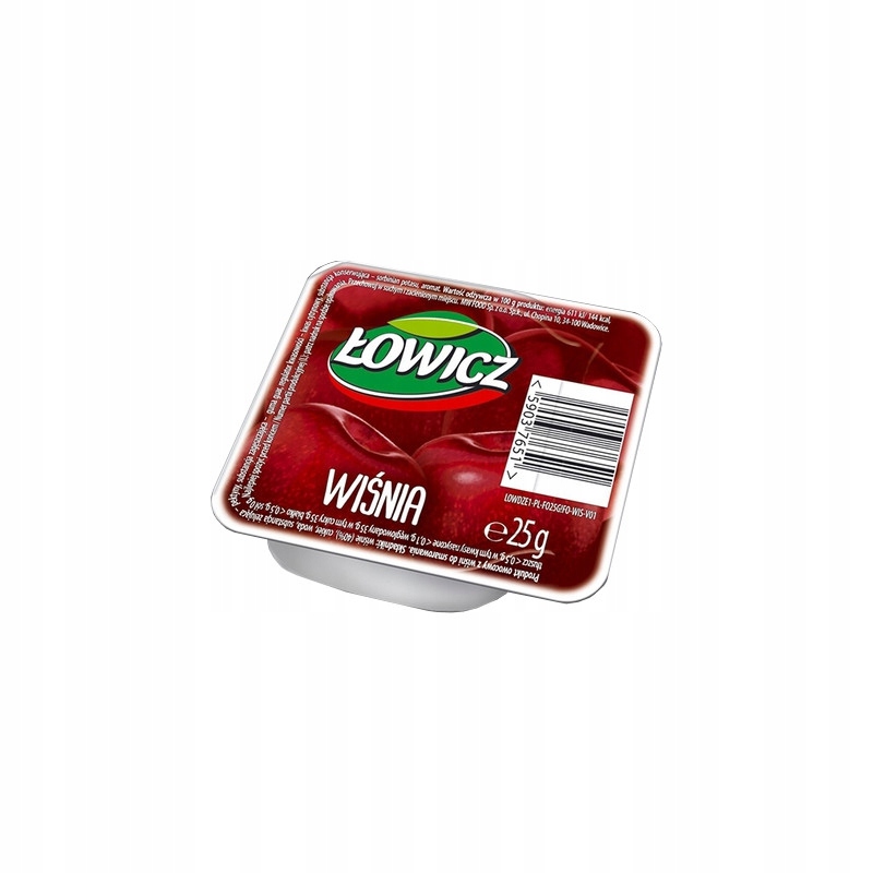 Levně 25 x Łowicz třešňový džem 25 g 1 kus