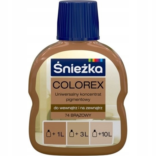

Śnieżka Pigment Colorex 100ml Brązowy 74