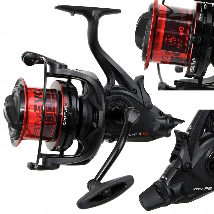 KOŁOWROTEK Z WOLNYM BIEGIEM FLAGMAN CARP PRO CRATUS EVO 10000 FS