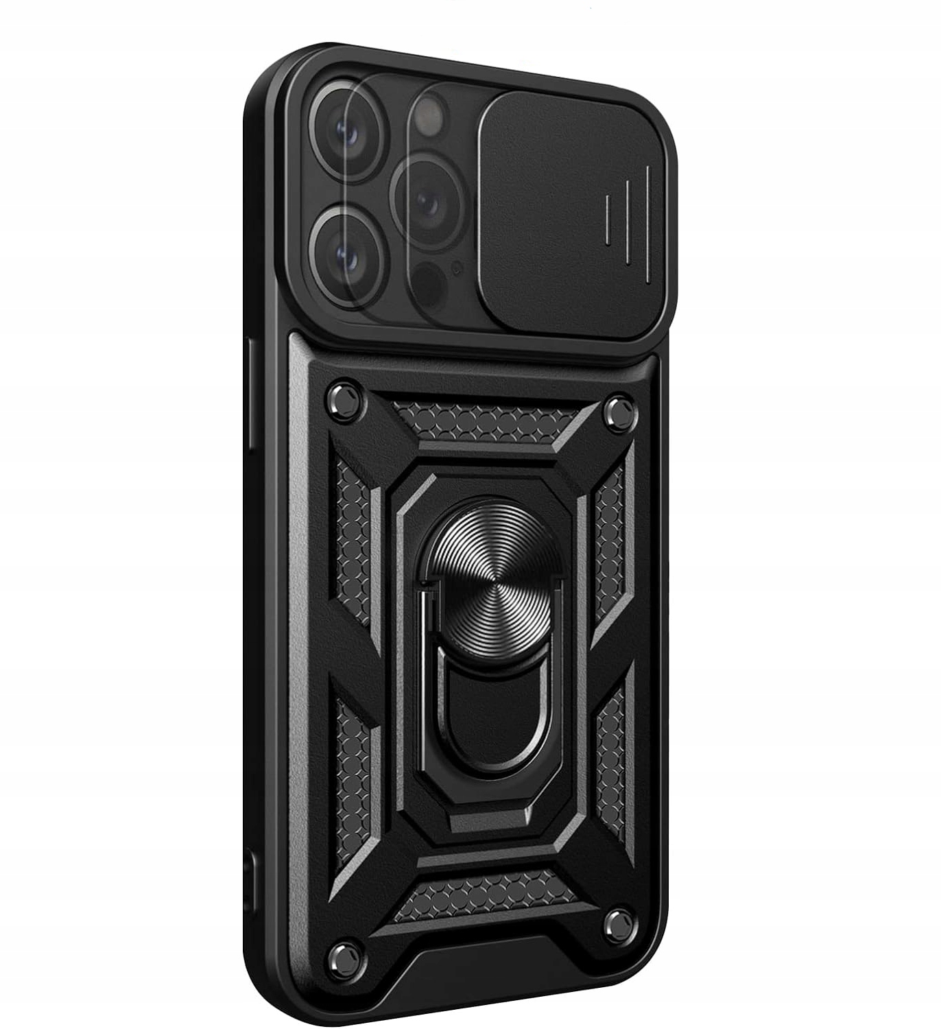 ETUI do iPhone 15 DEFENDER SLIDE +SZKŁO Marka Inna