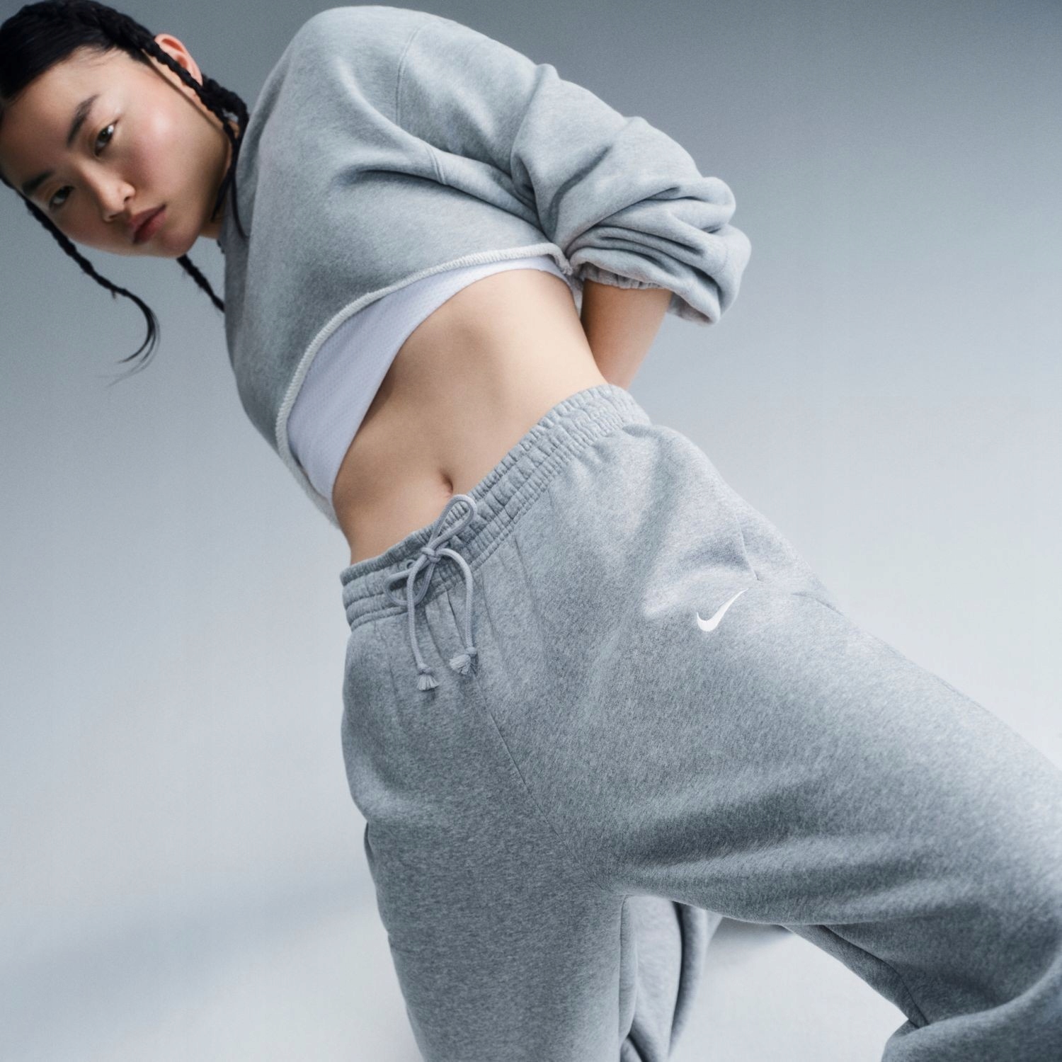 Dámské tepláky Nike Sportswear Phoenix Fl W High-Waisted Oversized Pant