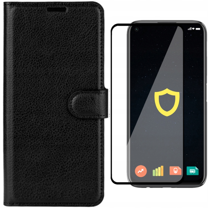 

Litchi Etui Skórzane Portfel Do Realme 7 Pro