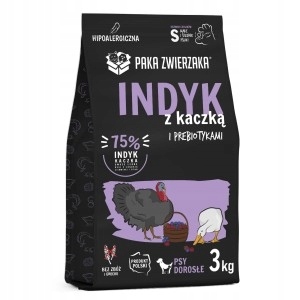 Levně Paka Zwierzaka suché krmivo pro psa Krůta s kachnou 3 kg