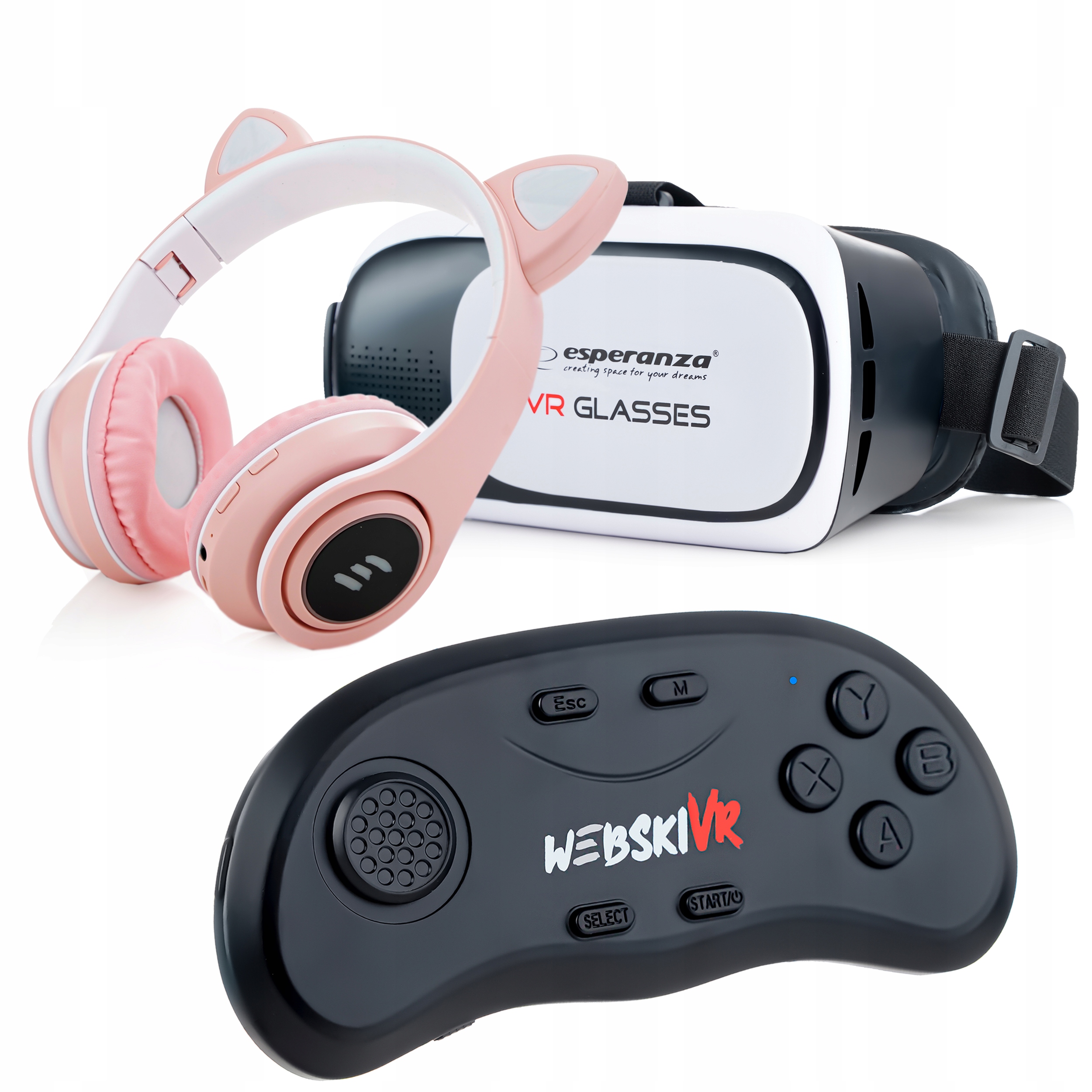 GOGLE OKULARY VR 3D WIRTUALNE DO TELEFONU DO GIER