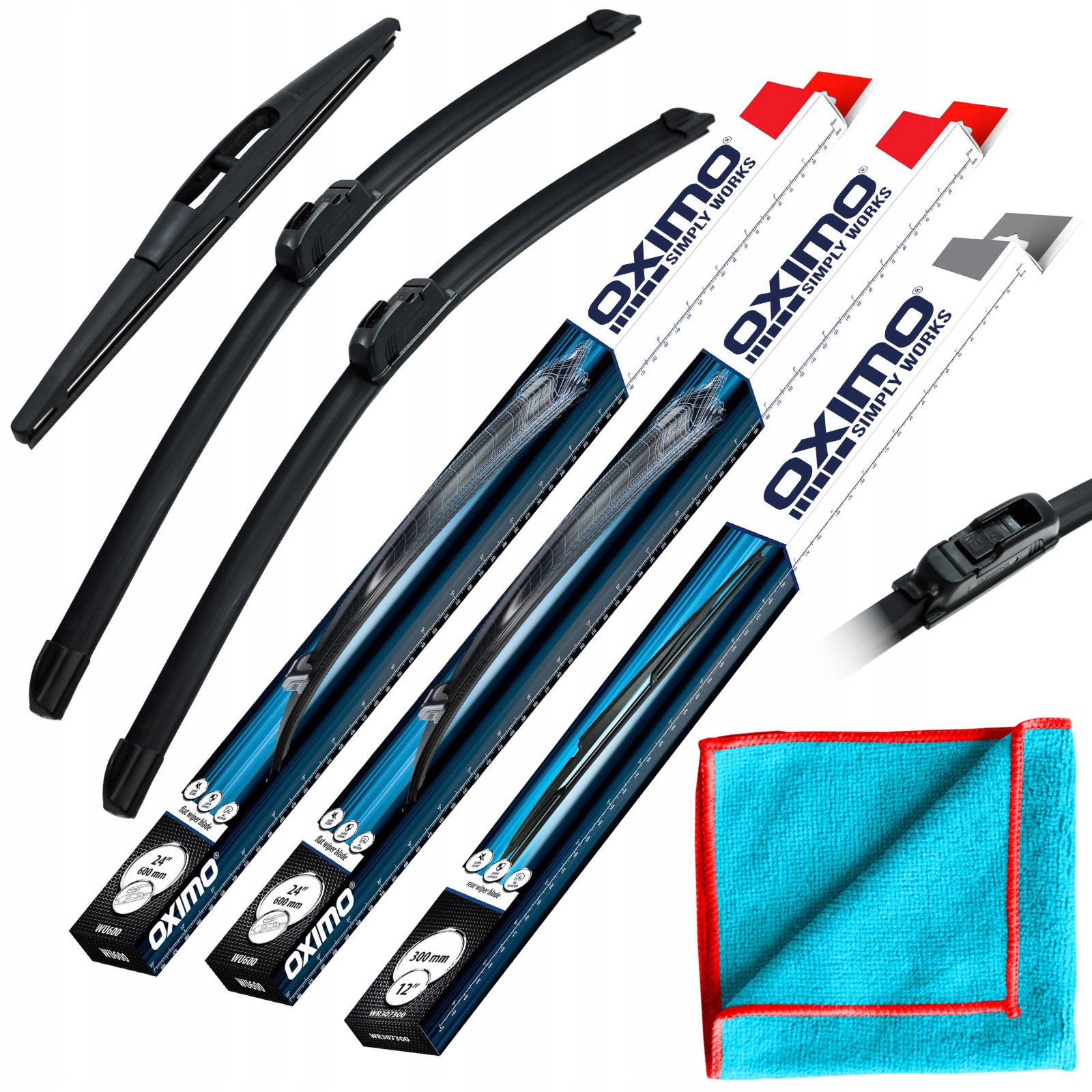 Wycieraczki Zestaw Przód Tył Mazda CX-3 1 I Dk od 02.2015 Suv