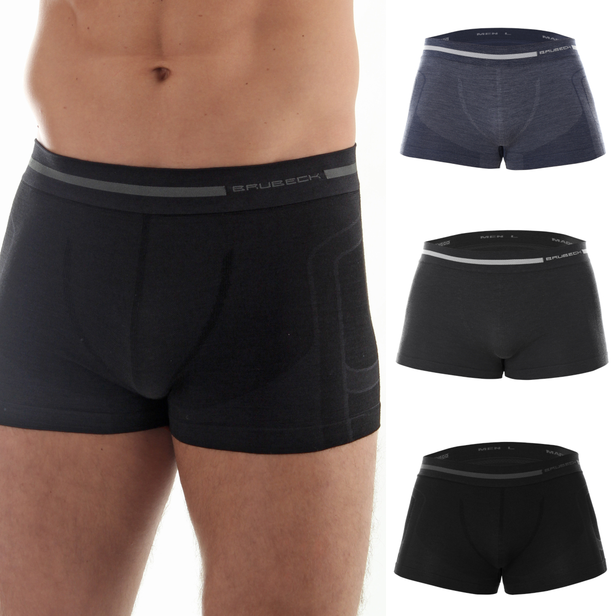 

Bokserki Męskie 3 szt. Comfort Wool Brubeck r.L