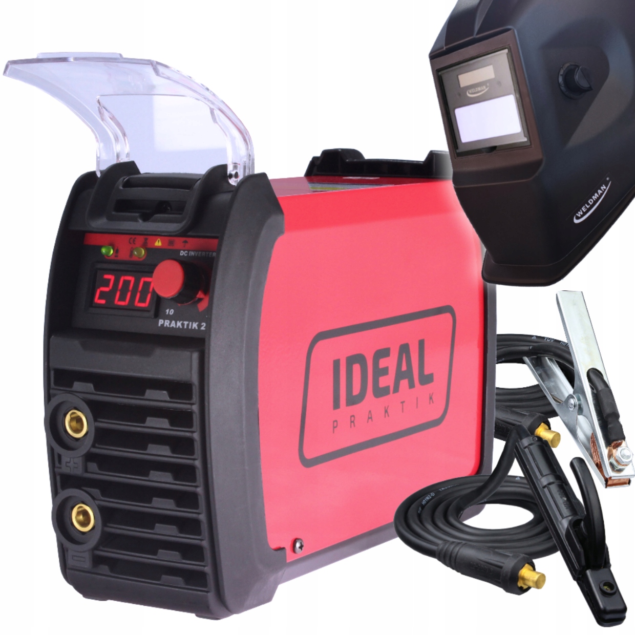 Spawarka inwerorowa Praktik 205 D Ideal +przyłbica