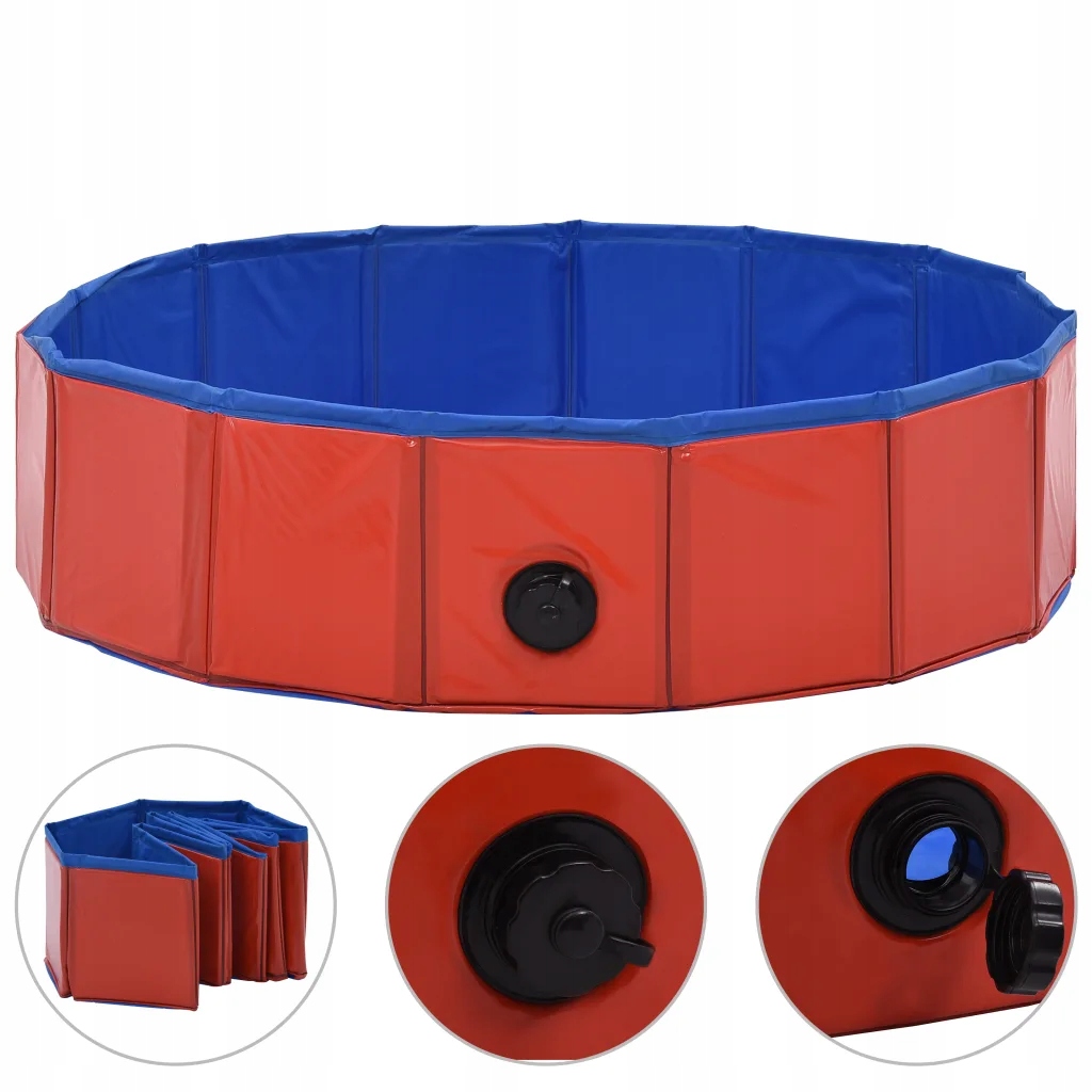 Levně Osvěžující bazén pro psa 80x20 cm červený