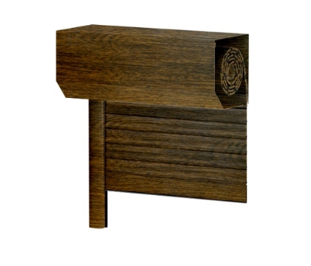 Roleta natynkowa zewnętrzna napęd ręczny drewno