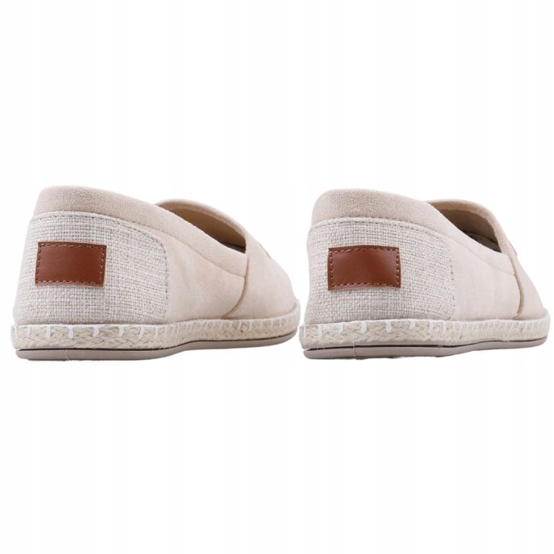 R.42 BEŻOWE ESPARDYLE DAMSKIE PÓŁBUTY WSUWANE PŁASKIE WKŁ. EKOSKÓRA WYGODNE Oryginalne opakowanie producenta pudełko