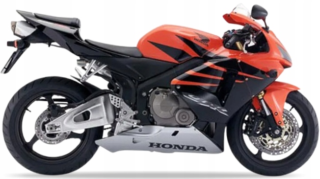 Samolepky Na Motocykl Juula Pro Honda Cbr 600 Rr 2006 Oranžové YR263E