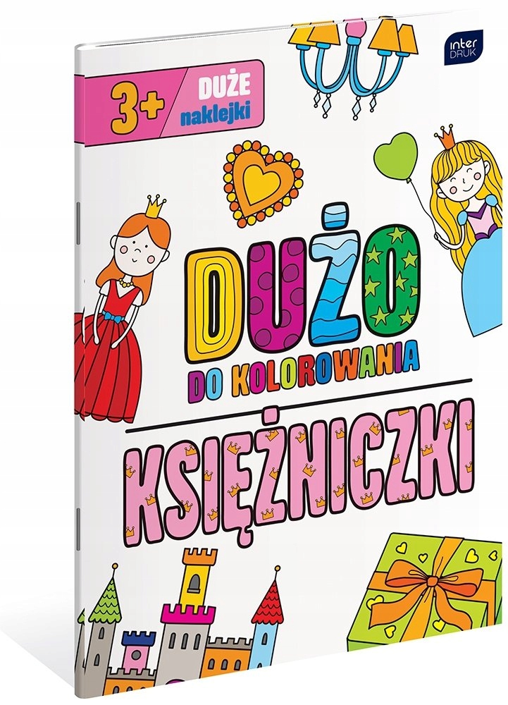 

Kolorowanka Interdruk A4 Dużo Kolorow. Księżniczki