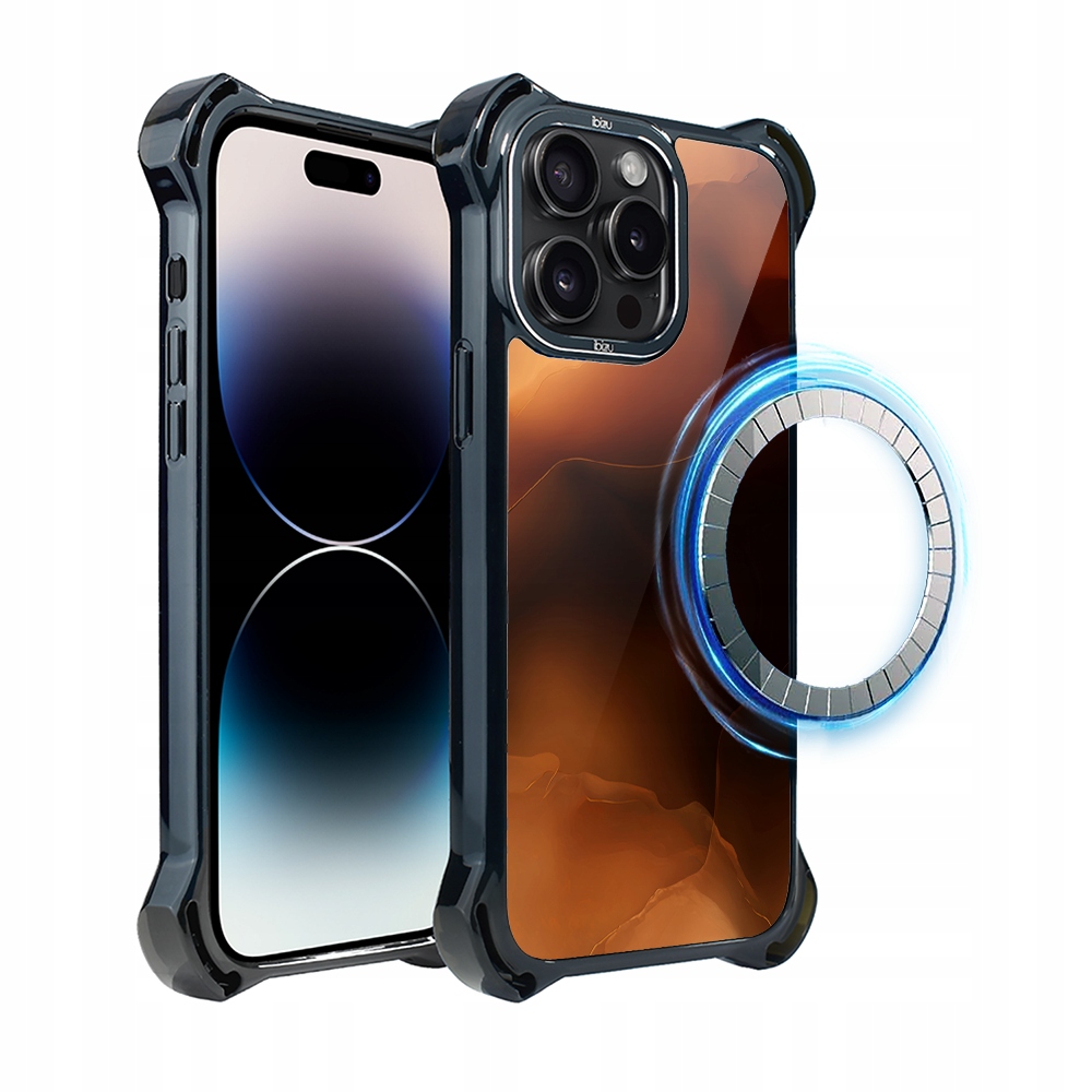 Pouzdro iPhone 14 Pro Max Ibizu DropGuard Ultra s MagSafe, Mars Sunset