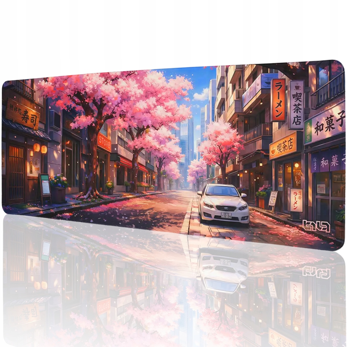 Podkładka Pod Myszkę XXL Sakura City 80x30 Tilt Dla gracza Wytrzymała