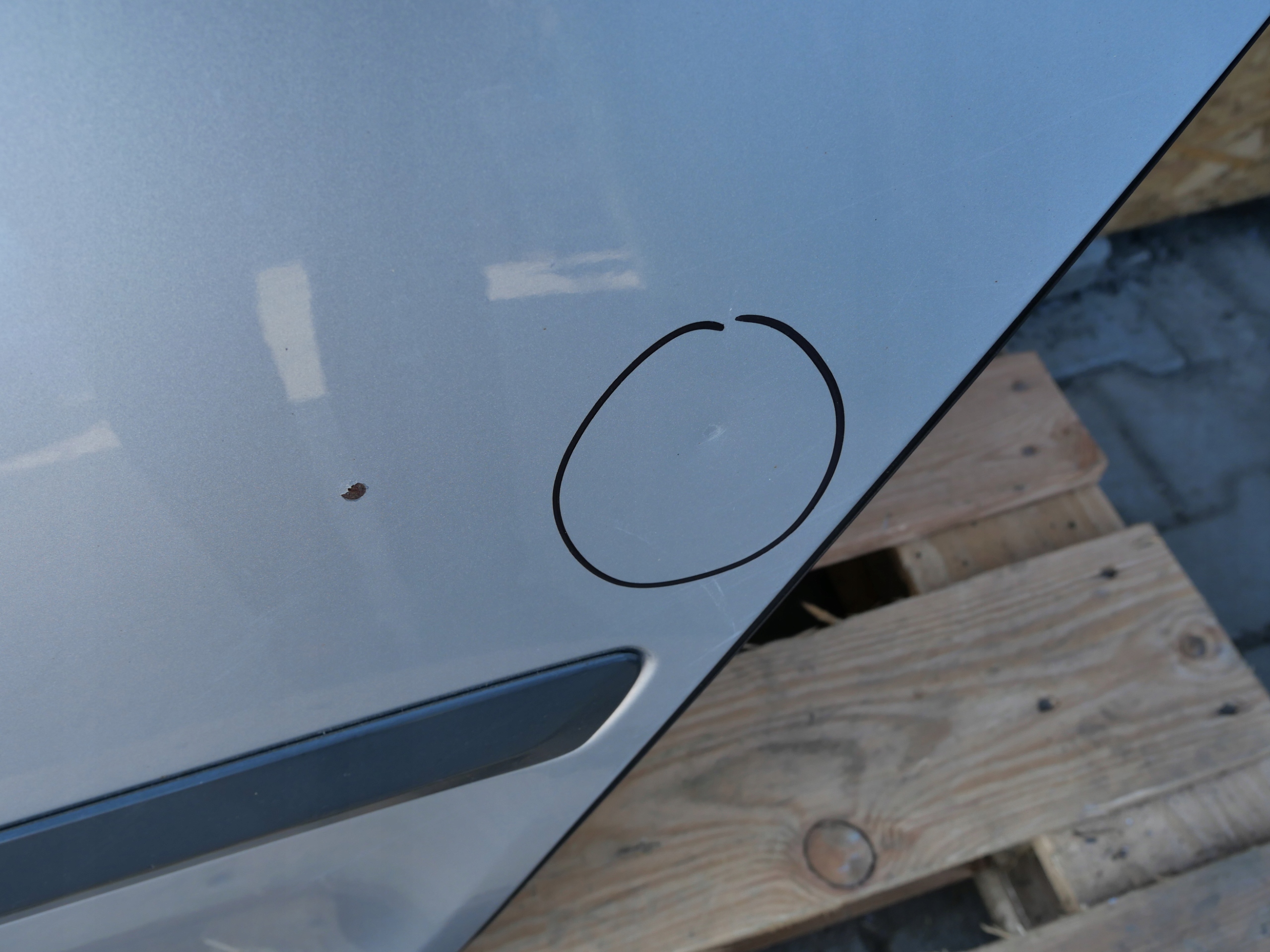 Tür links heck SKODA OCTAVIA II