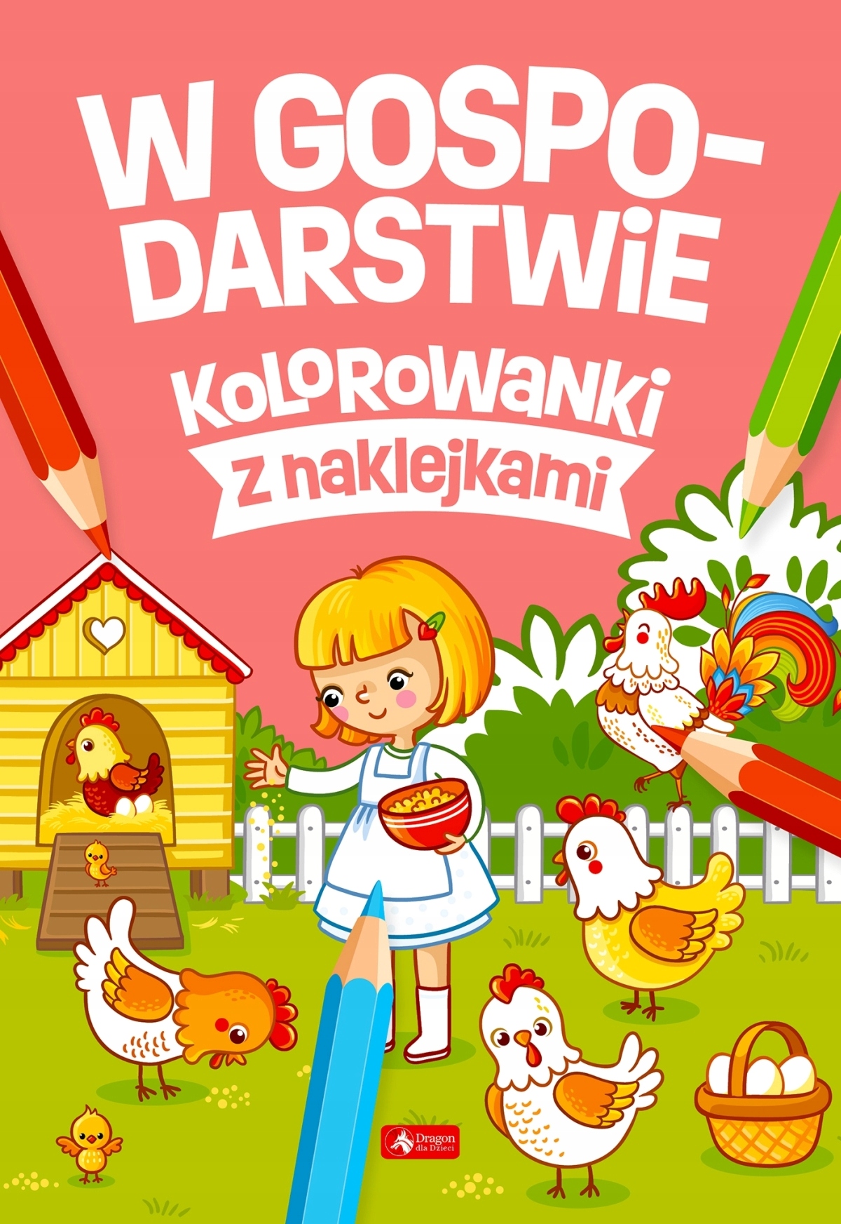 W gospodarstwie Kolorowanka z naklejkami