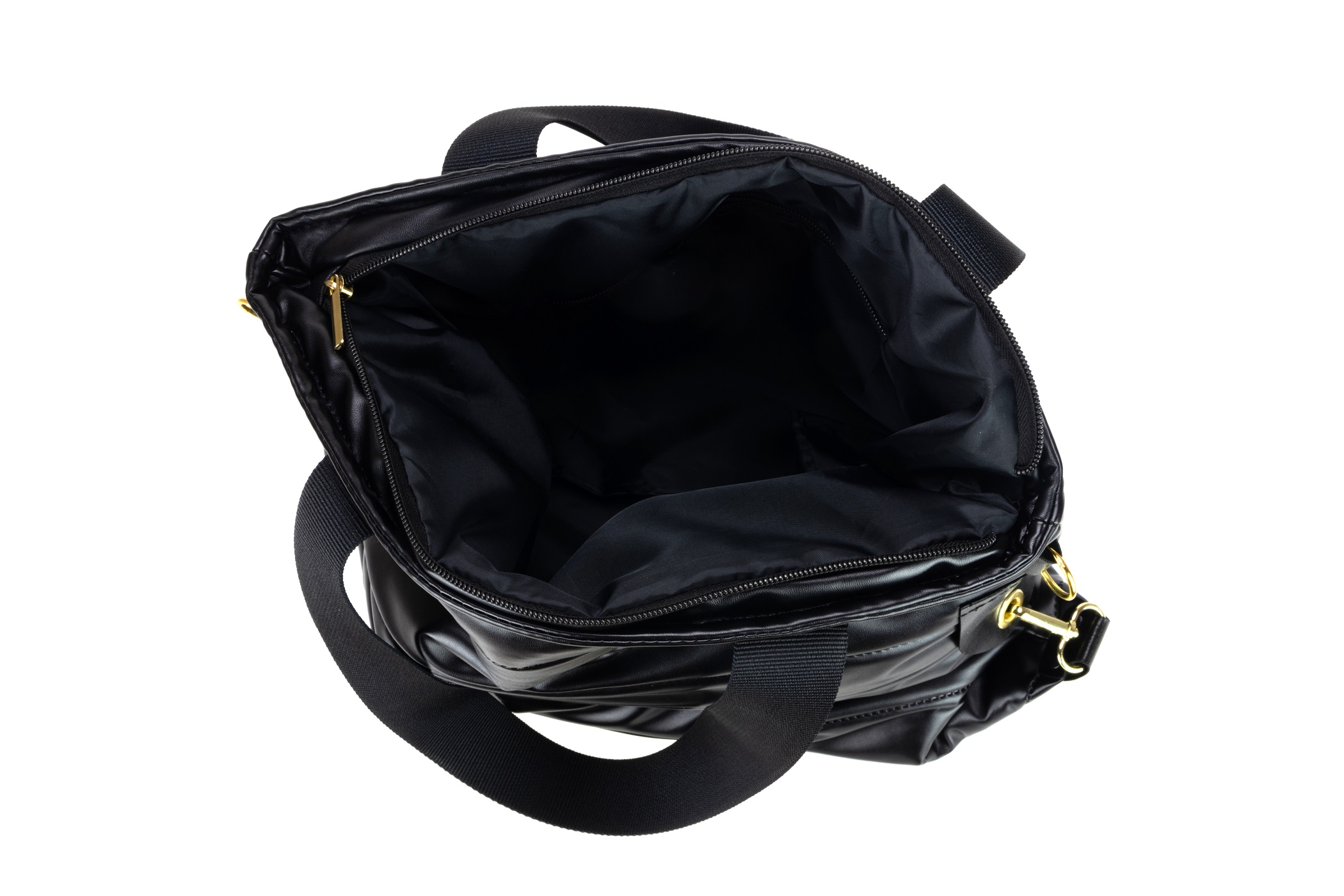 TOREBKA SHOPPER A4 PIKOWANA NA RAMIĘ PASEK Z LOGO Płeć kobieta