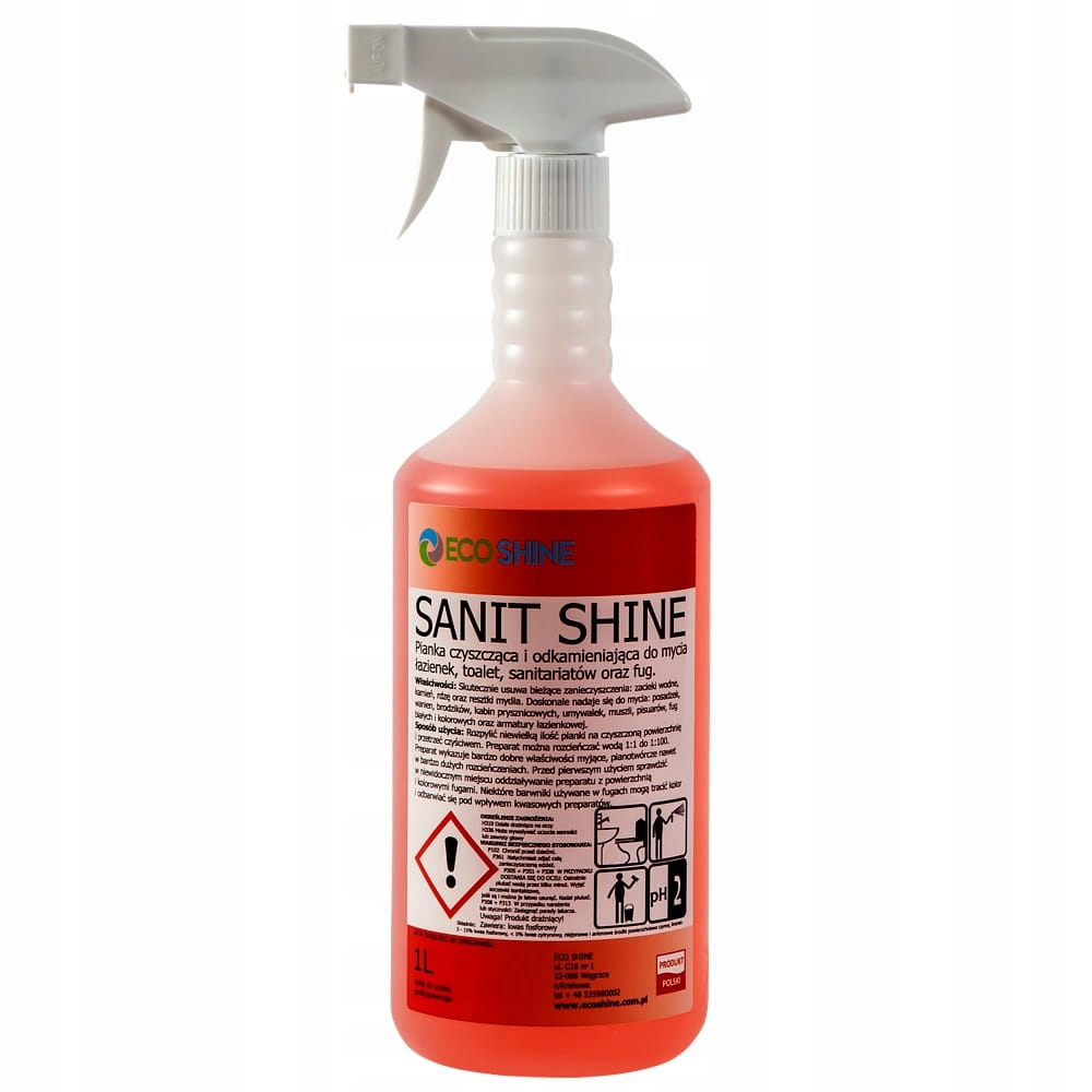 

Pianka EcoShine 1l odkamieniacze do łazienki