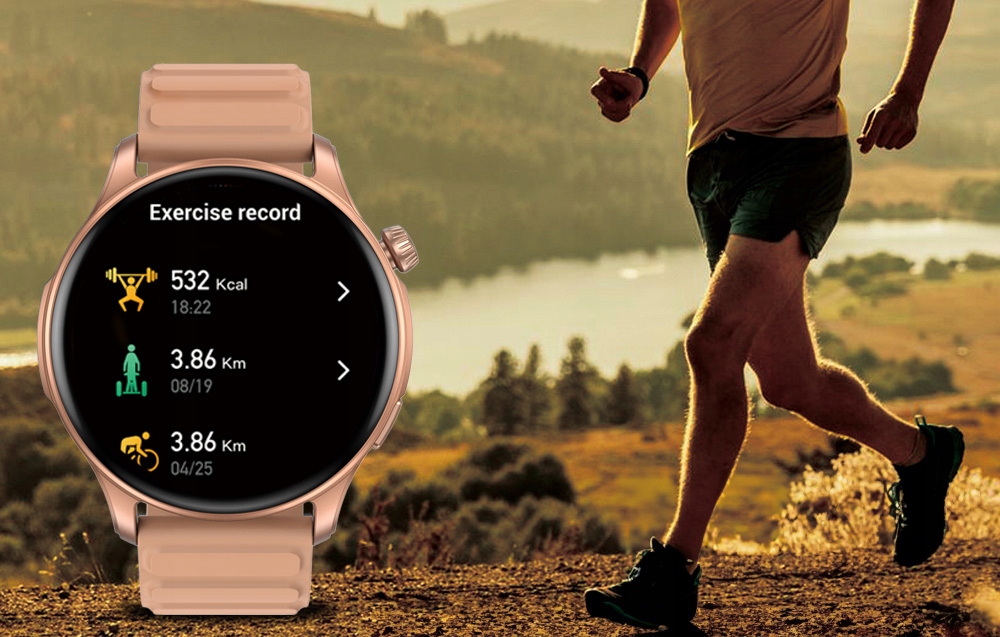 SMARTWATCH ZEBLAZE BTALK 3 PRO BT WODOODPORNOŚĆ IP68 EKRAN ULTRA HD AMOLED Model inny