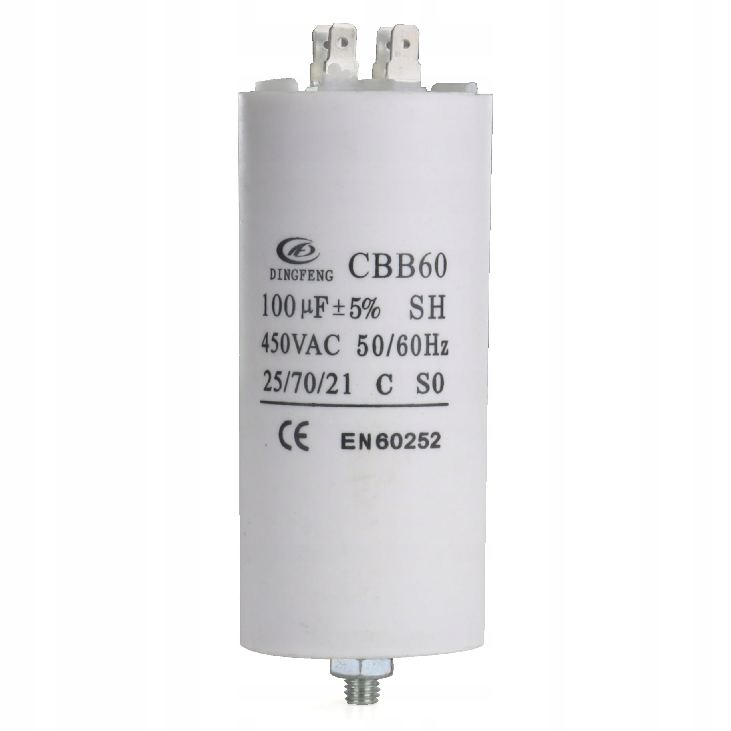 

Kondensator 100uF 450V Ac do dmuchawy wentylatora