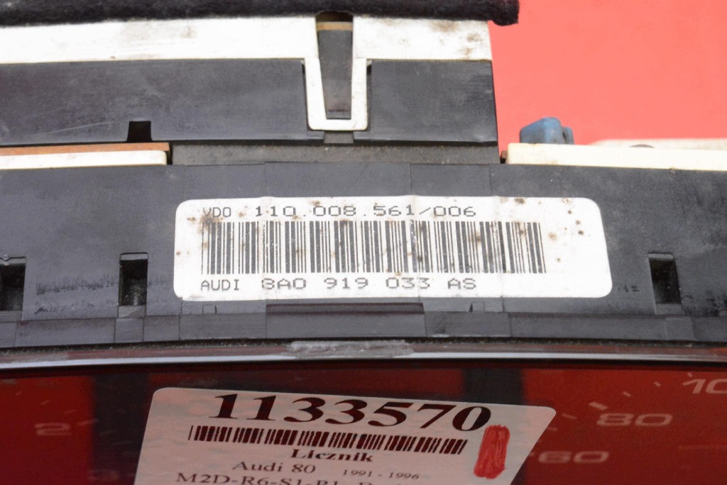 dials dials EU 8A0919033AS AUDI 80 B4 2.0 8V 90 KM 91-96