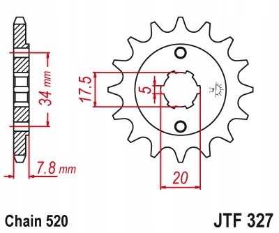 

Jt zębatka przednia JTF327,12