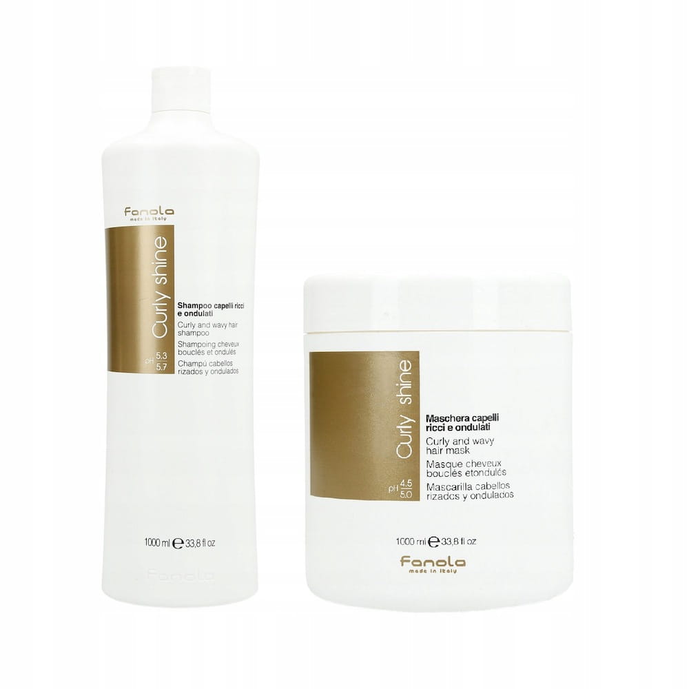 

Fanola Curly Shine Zestaw Szampon Maska 1000ML