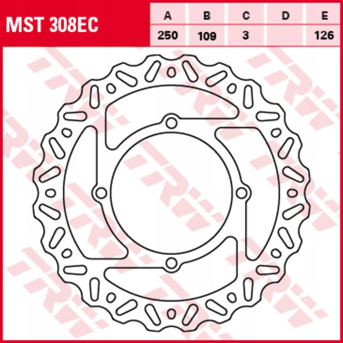 Kotúč Predný Kawasaki Kx 250F 2004- Pevný Lucas Ms