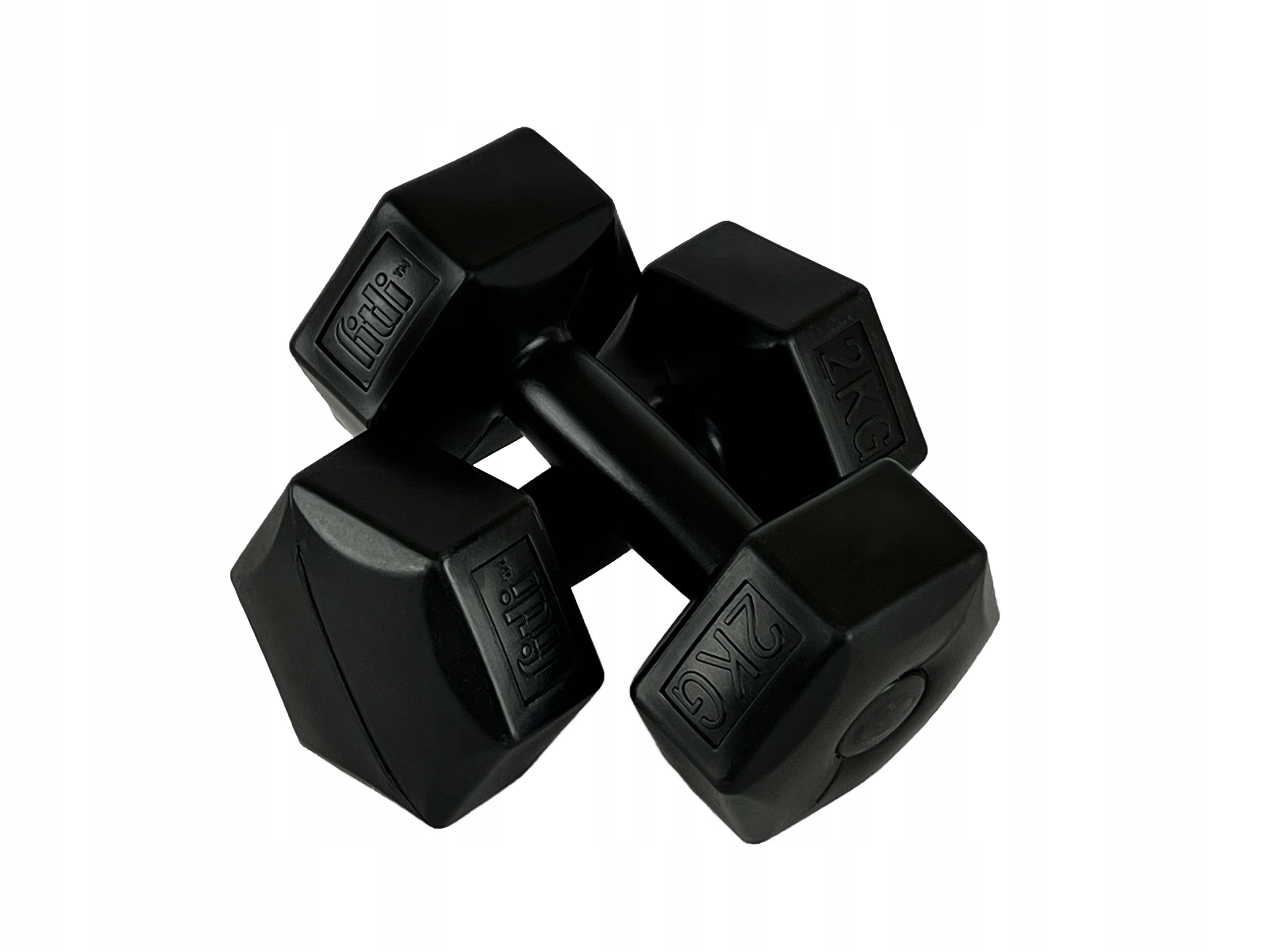 HANTLE 2KG zestaw hantli 2 kg hantelki bitumiczne CIĘŻARKI DO ĆWICZEŃ 2szt Waga 2x 2 kg