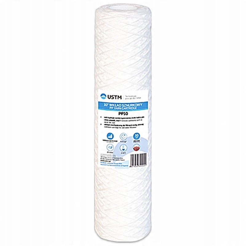 

Filtr do wody wkład sznurkowy 10'' 1 mikron Ustm