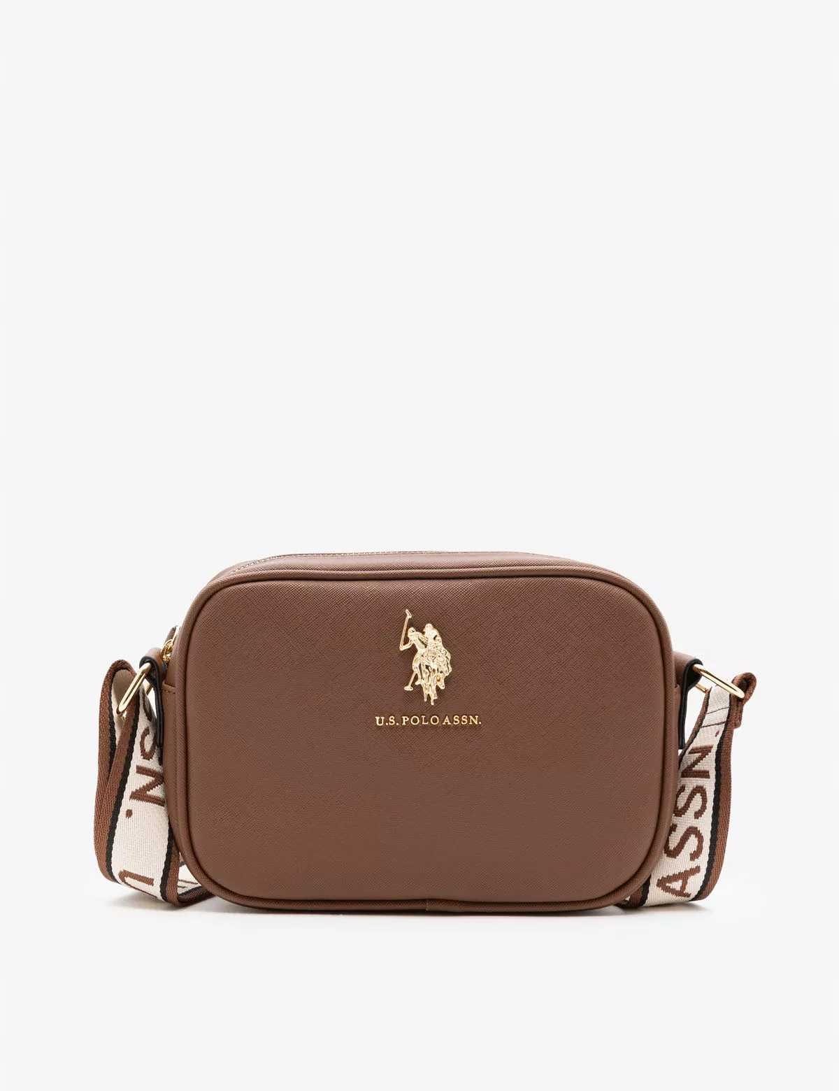 U.s. Polo Assn. dámská kabelka, crossbody Classic hnědá