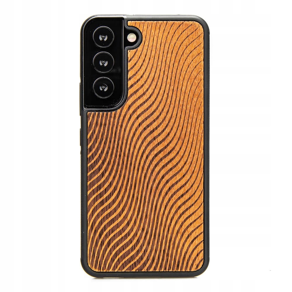 Dřevěné Pouzdro pro Samsung Galaxy S22 Fale Merbau