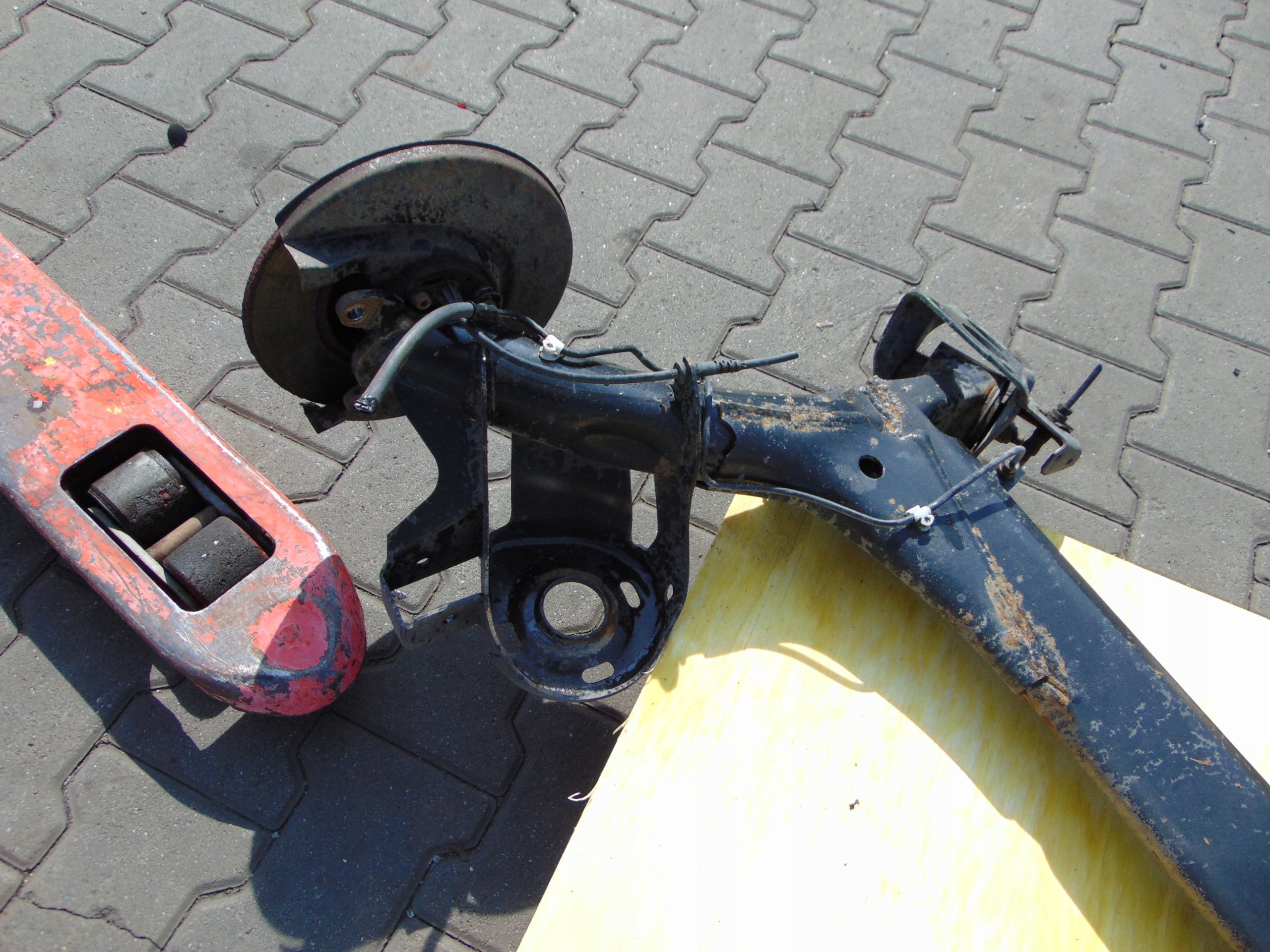 SKODA ROOMSTER 5J sider axis springing rear part discs