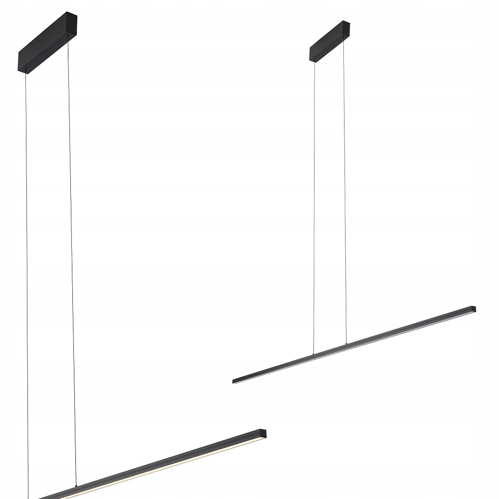 Lampa wisząca Bar Led L 27W 1700lm 4000K do kuchni czarna 10850 Nowodvorski
