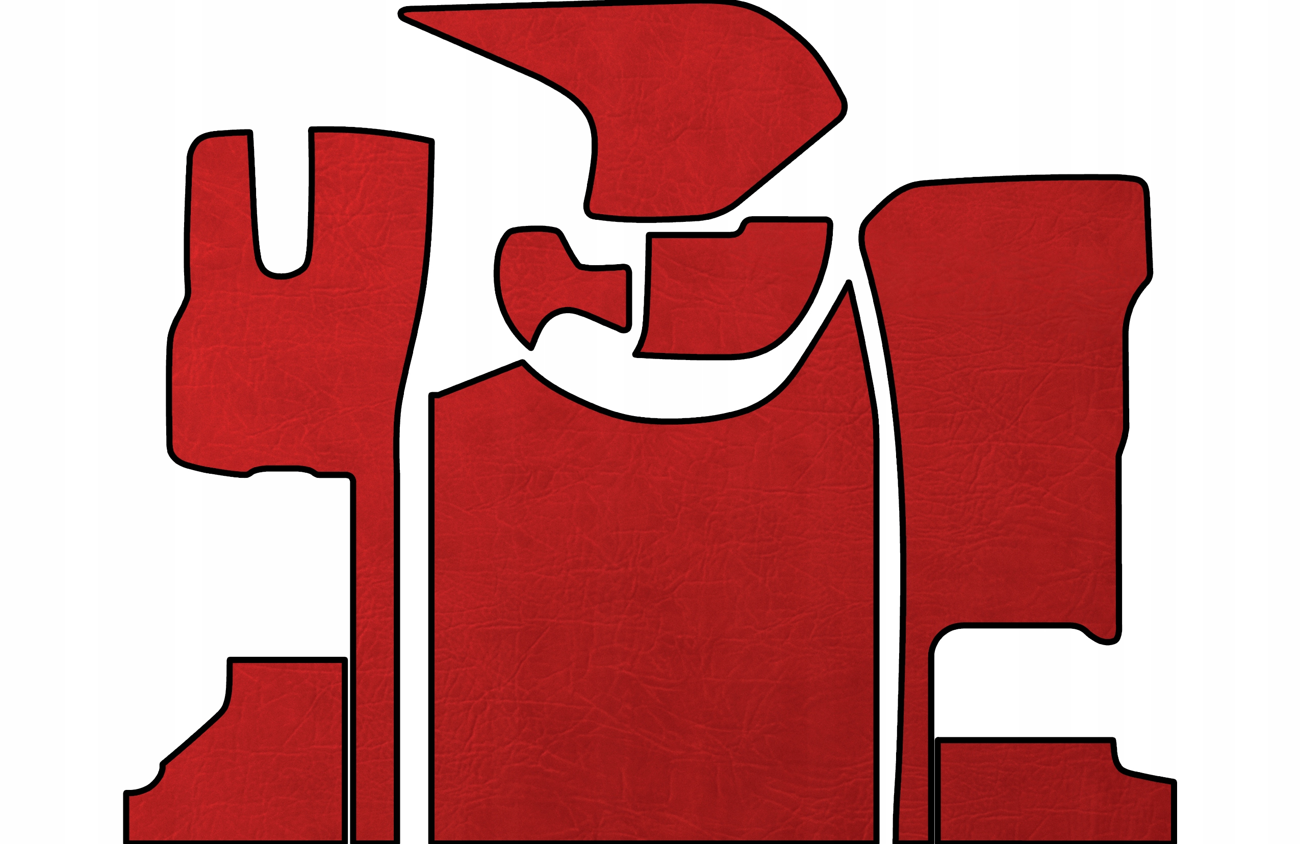 Koberce na podlahu Prestige-line Daf Xg od roku 2022, zvlněná ekokůže