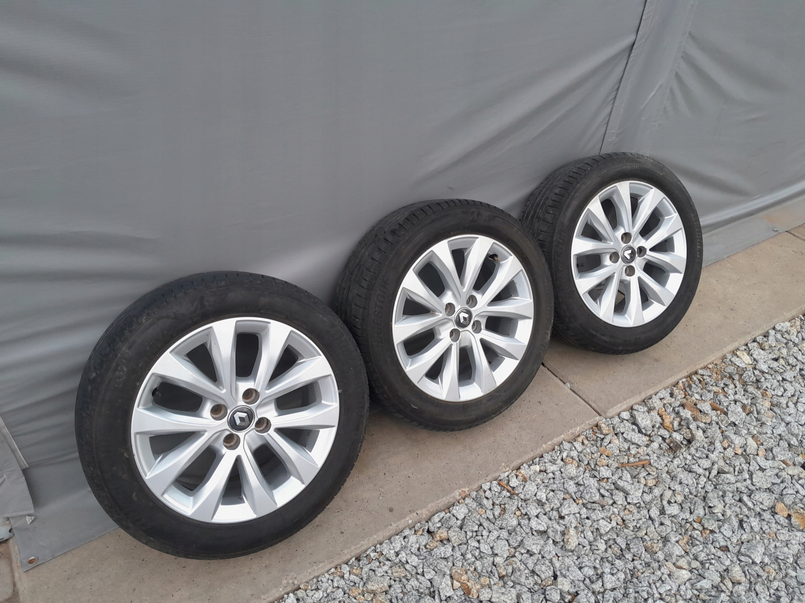 RENAULT CLIO IV 21R KOŁA ALUMINIOWE Z OPONAMI 3 SZTUKI 195/55/16 4X100