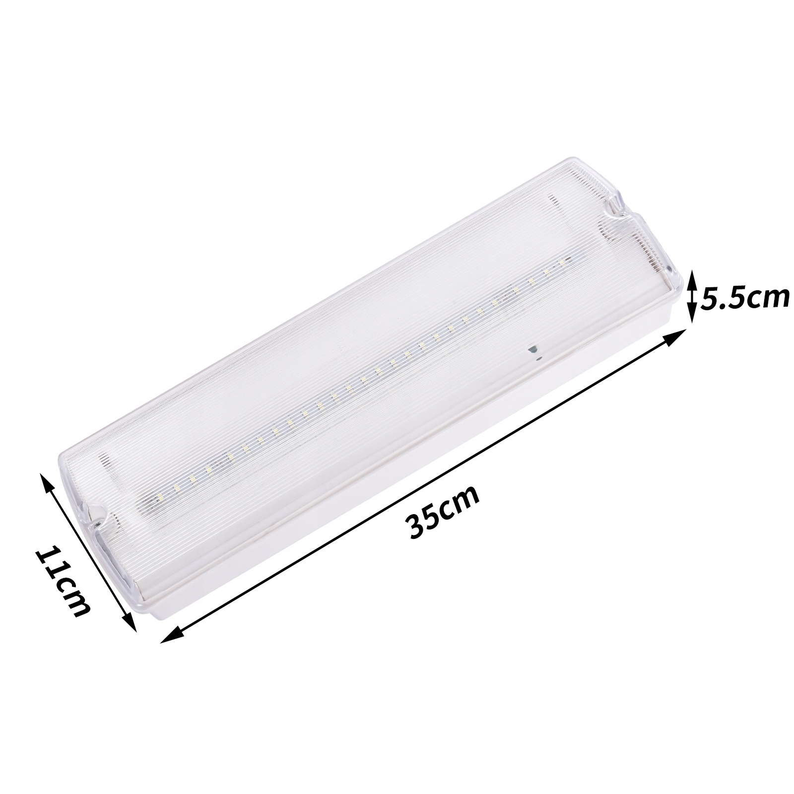 Lampa awaryjna EXIT S LED 3W oprawa 3h atest CNBOP w górę Marka Arhatreya