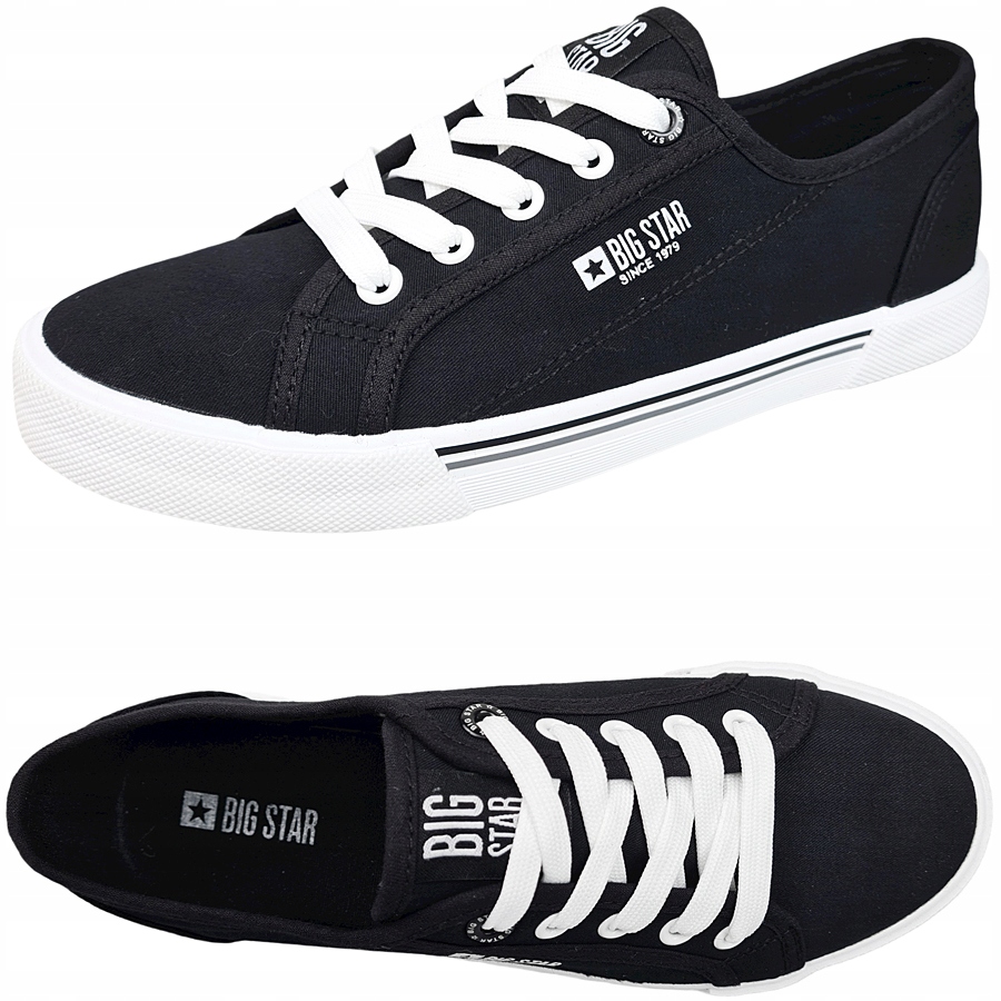 

Lekkie trampki Big Star damskie czarne HH274065 38