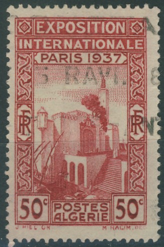 Kolonie fr. Algerie 50 cent. - Paris 1937 r.