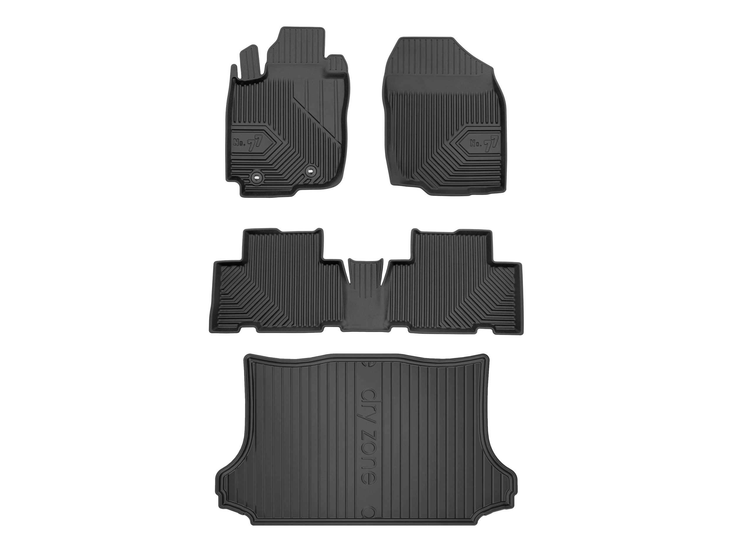 3D koberce rohož DryZone pro: Toyota RAV4 III 2005-2012 Suv 5 dílů