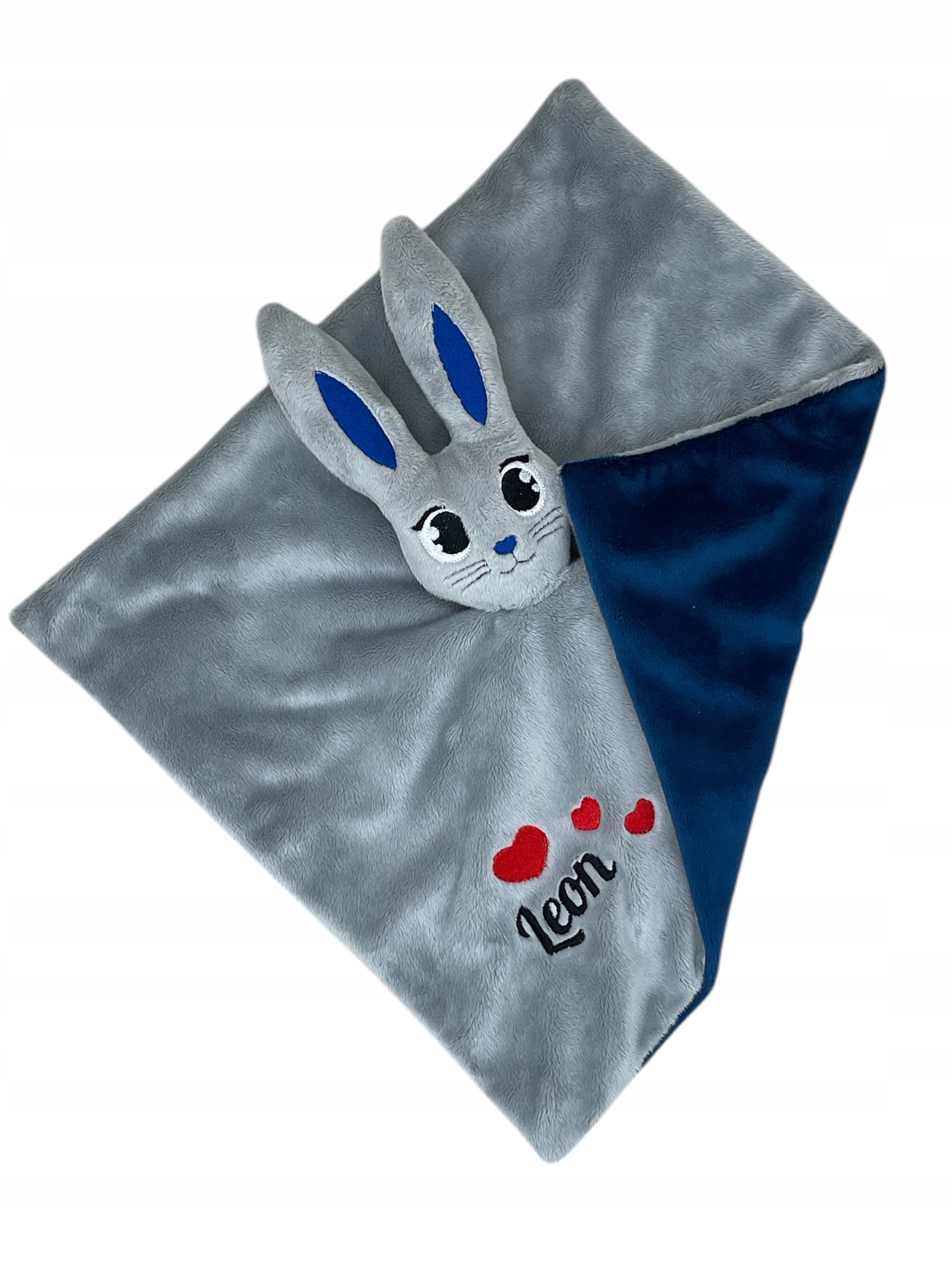 PREZENT NA CHRZEST KOCYK PLUSZOWY KRÓLIK Z IMIENIEM KOCYK DO PRZEDSZKOLA Marka inna